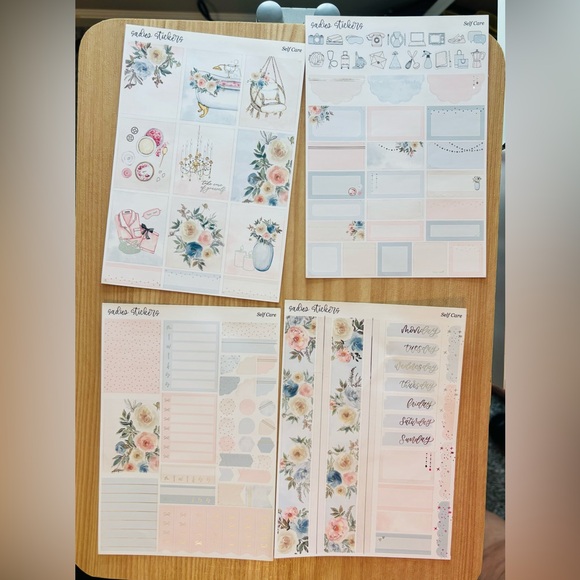 Nine four page planner Sadie’s Stickers kits - Picture 4 of 11